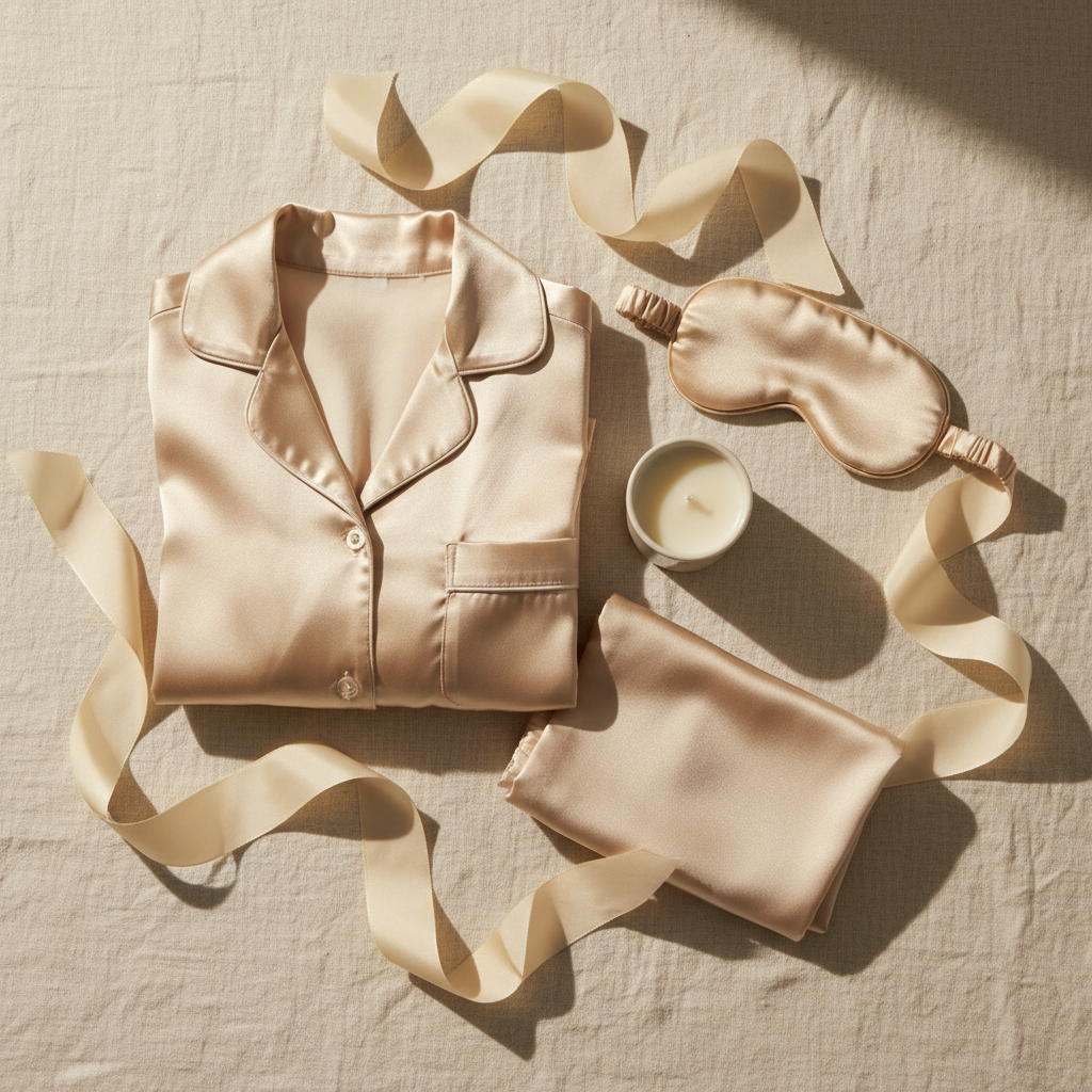 The Soft Night Set gift flatlay