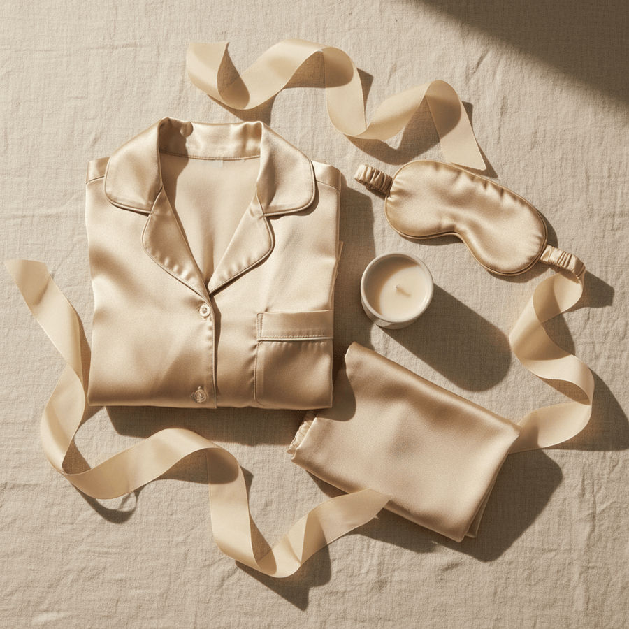 The Soft Night Set gift flatlay  The Soft Night Set Soft Night 